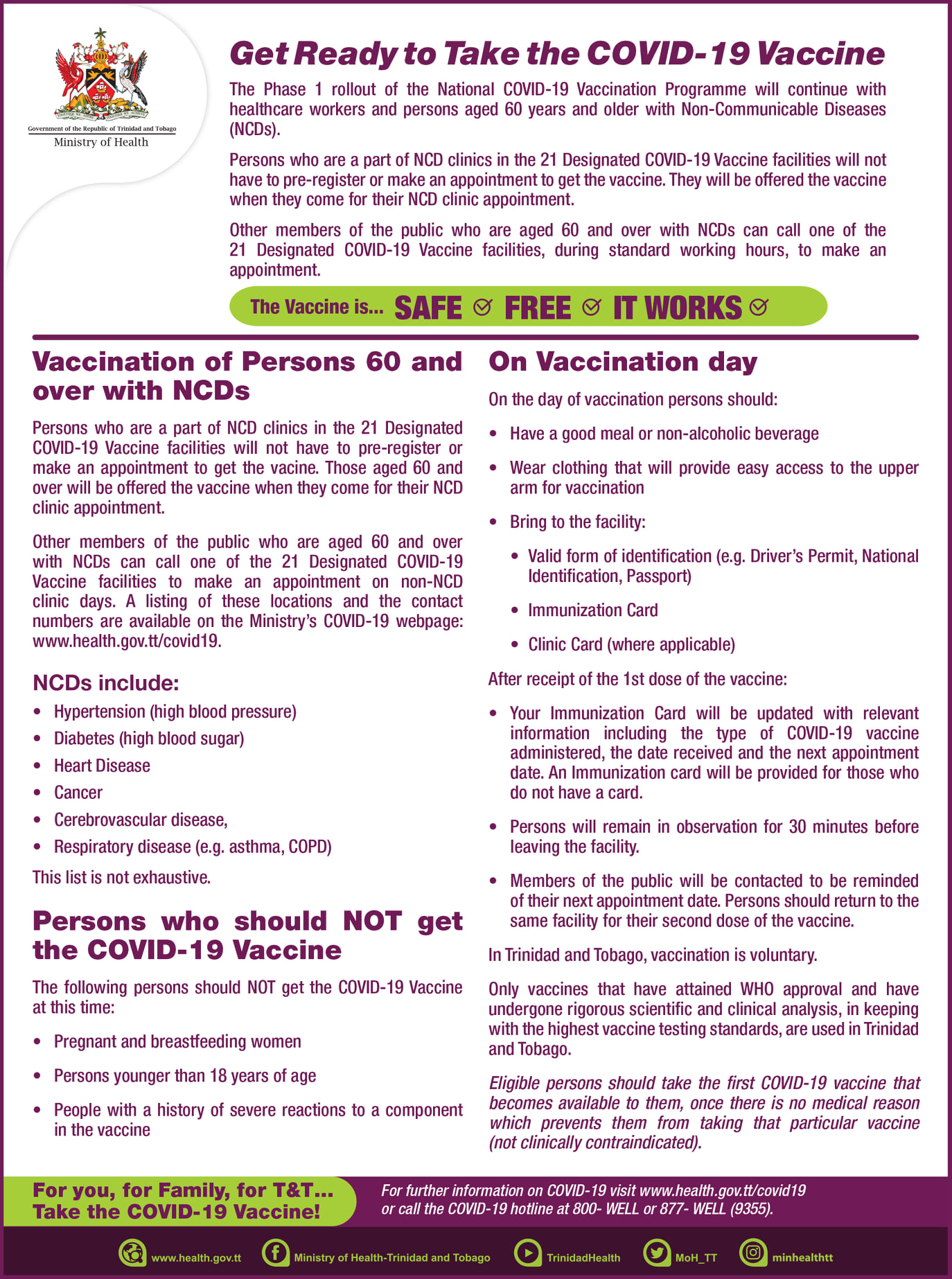 COVID-19 Vaccine Deployment - Locations and Information | Ministry of ...