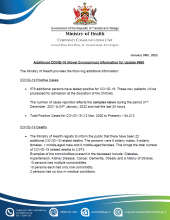 COVID-19 UPDATE - Wednesday 05th January 2022