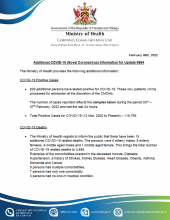 COVID-19 UPDATE - Tuesday February 8th, 2022