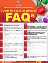 COVID-19 Social Assistance FAQs