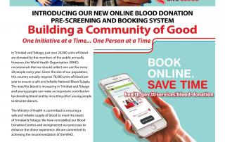 Introducing our New Online Blood Donation Pre-Screening and Booking System Article
